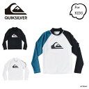 ラッシュガード 水着 キッズ クイックシルバー マリンスポーツウェア QUIKSILVER ALL TIME LR YOUTH KIDS