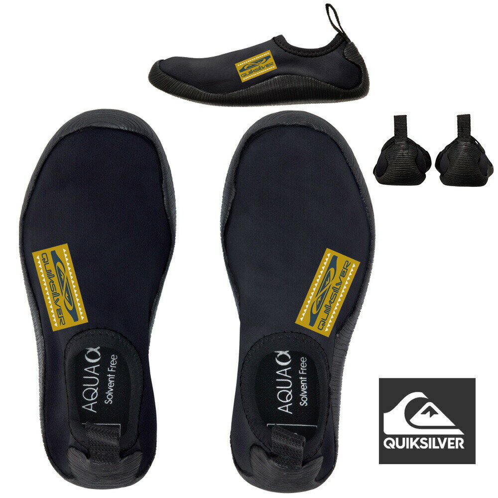 【最大1000円OFFクーポン配布中ブラックフライデー】ウォーターシューズ ロゴプリント ビーチサンダル キッズ クイックシルバー QUIKSILVER BOY...