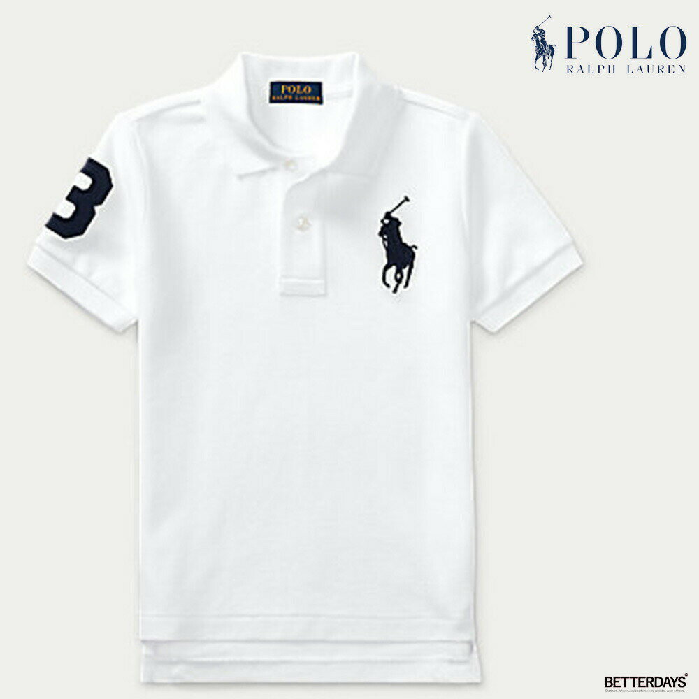 ポロシャツ キッズ ポロラルフローレン ビッグポニー ボーイズ 半袖 トップス コットン メッシュ 90-140cm POLO RALPH LAUREN 並行輸入品 到着後1か月以内にレビューを書いて次回2000円以上で200円OFFクーポン配布中