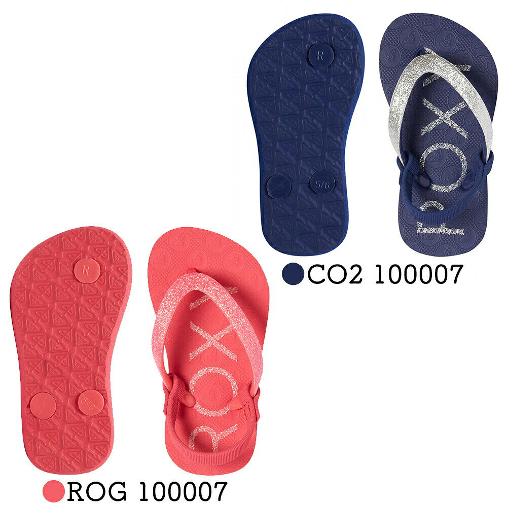 ビーチサンダル 女の子 ロキシー ROXY キッズ ベビー TW VIVA GLITTER II 12cm-16cm