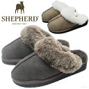 ムートンシューズ レディース シェパード SHEPHERD ロンジャ RONJA ファー付きサボ SLIPPERS 23-25.5cm 到着後1か月以内にレビュ...