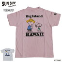 【20%OFFクーポン先着利用順 11/10お買い物マラソン】Tシャツ メンズ 半袖 カットソー サンサーフ ピーナッツ ビッグ BIG SUN SURF PEANUTS コラボ ヴィンテージ柄 ビンテージ柄