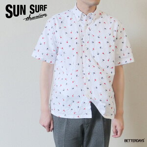 1000OFFݥ 4㤤ʪޥ饽ۥϥ磻󥷥 ϥ  󥵡 åȥ󥪥åեɥ COTTON OXFORD B.D. SHIRT HULA DANCER SUN SURF SS39282