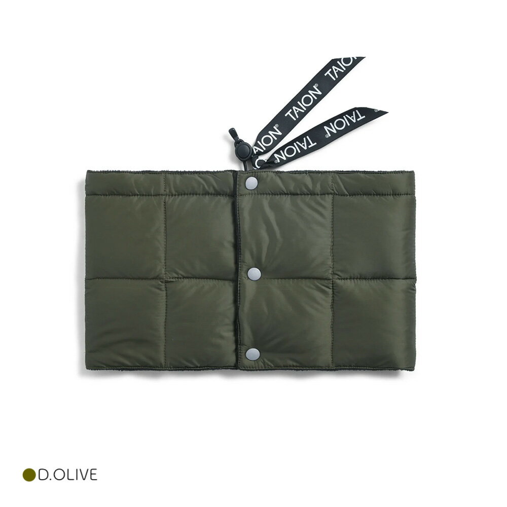 ダウンネックウォーマー ユニセックス ベーシック BASIC DOWN NECK MUFFLER タイオン 体温 TAION
