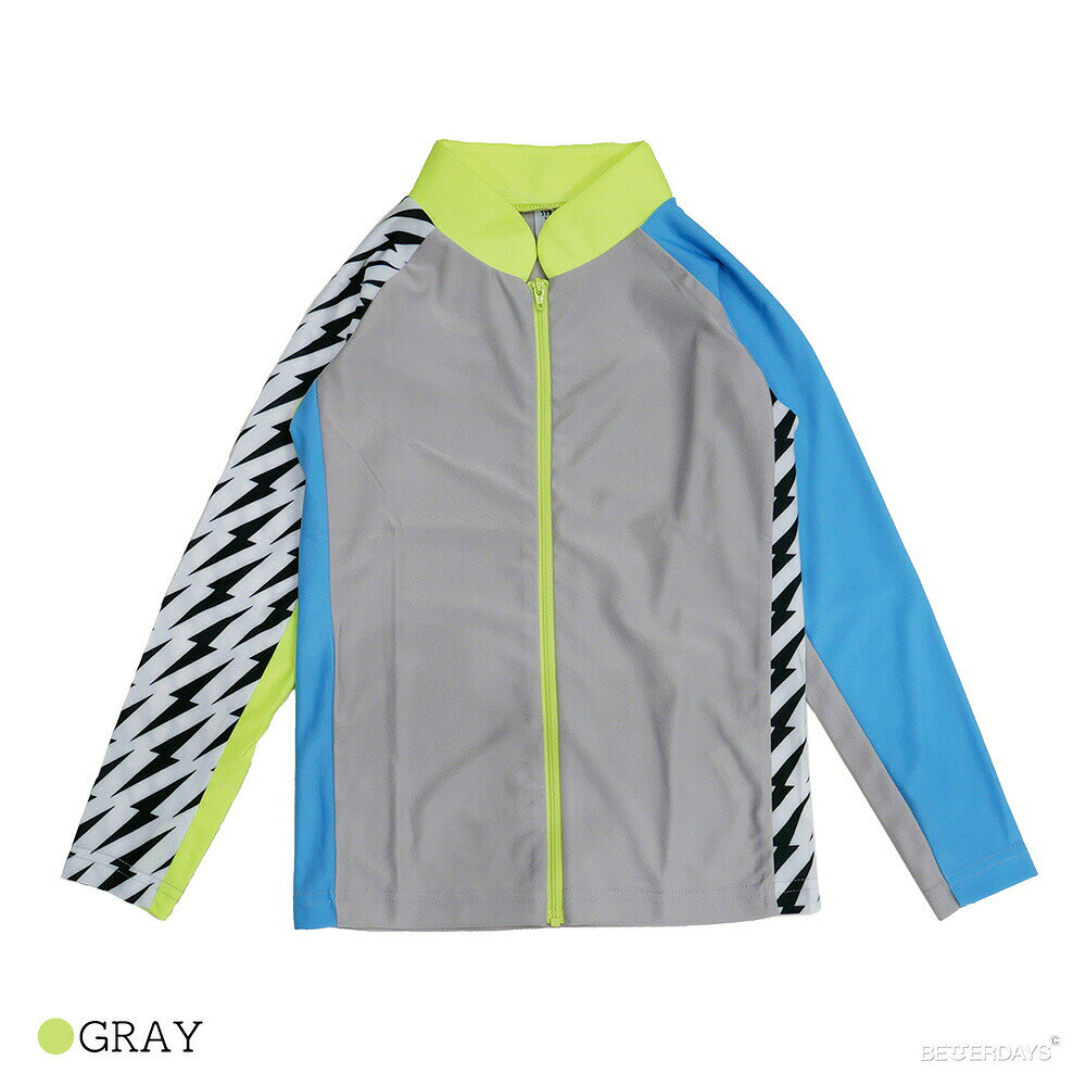 BETTER DAYS/ベターデイズのラッシュガード 男の子 女の子 キッズ 水着 トップス VOLTPARK RASHGUARD THE PARK SHOP ザ・パークショップ 子供 幼稚園 小学生 105-145cm｜アングル2