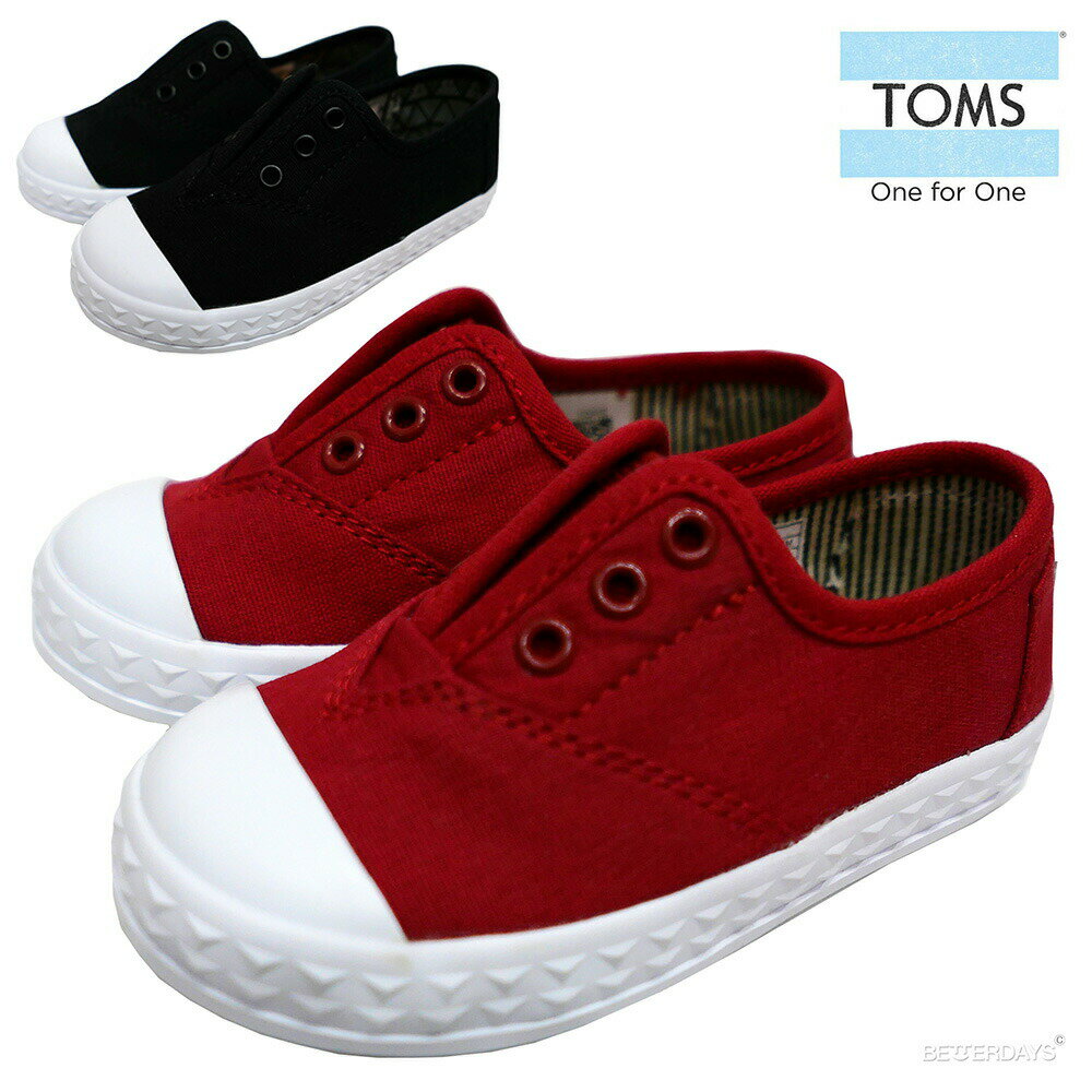 【20%OFFクーポン配布中先着利用順6/5 スーパーセール】スリッポン キッズ TOMS トムス トムズ TINY-OR..