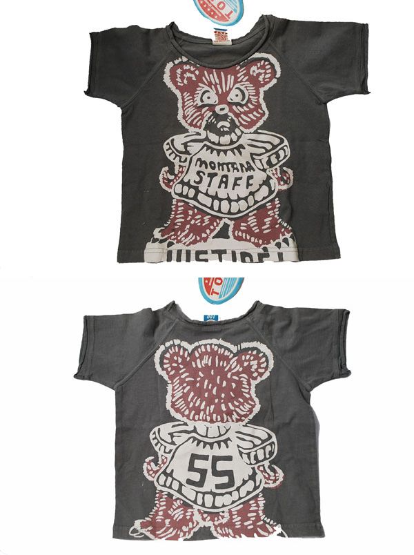 Rakuten - 【1200円OFFクーポン配布中6月スーパーセール】【アウトレット】Tシャツ キッズ TOMS ベアープリントTシャツ 100cm