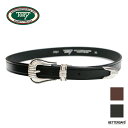 ベルト メンズ ユニセックス TORY LEATHER トリーレザー 3-Piece Silver Buckle Belt スリーピース シルバーバックルレザーベルト 本革 【国内正規品】