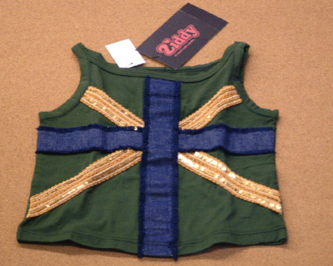 【アウトレット】キャミソール 女の子 ZIDDY ジディー 105cm 110cm 115cm ユニオンジャック タンクトッ..