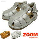 サンダル ベビー ファーストシューズ ZOOM ズーム 1298 本革 Tストラップ 12.5cm-15cm Baby Sandal