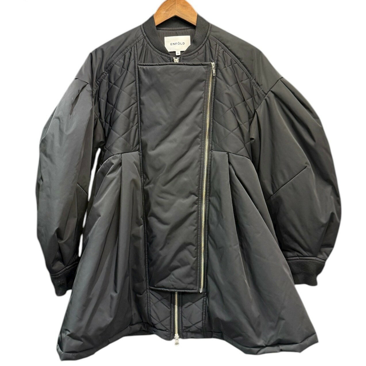 ENFOLD エンフォルド 23SS DICROS SOLO Twill egg エッグアーム中綿ブルゾン ジャケット 300GS230-0920..