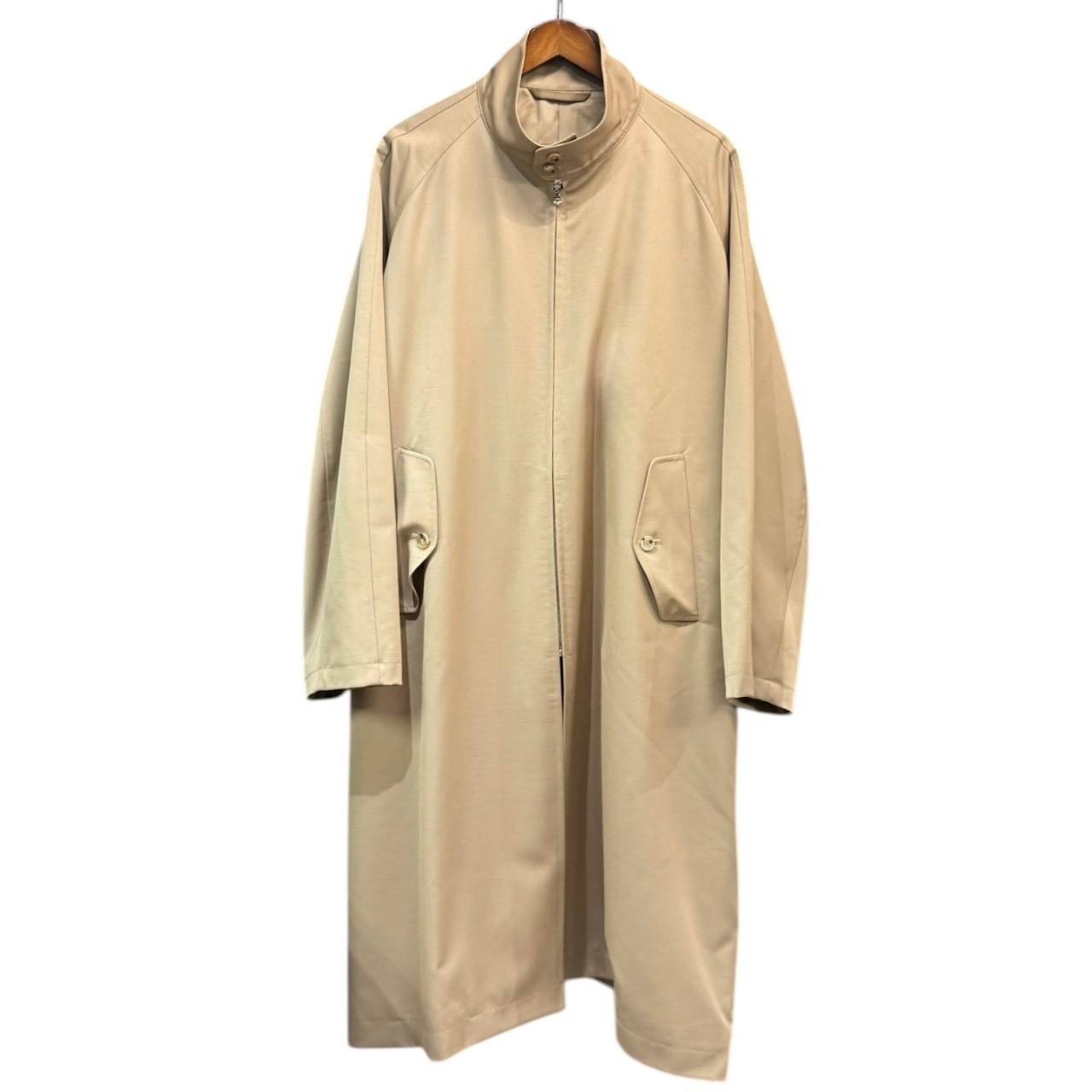 The CLASIK ザクラシック HARINGTON MAC ウールモヘアハリントンマックコート 48 ベージュ 15288