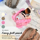 【2個以上ご購入で 7%OFFクーポン!全品対象】 ポーチ 小物入れ 小さめ かわいい 可愛い 軽い 軽量 ミニ 小さい ポーチ 小物入れ おしゃれ 大容量 ファッション 婦人 化粧 ミニ レディース 化粧ポーチ レース ギフト 花柄 人気 即納