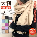 【10%クーポン発行中!&P20倍】ストール 大判 厚手 レディース メンズ 春 秋 冬 用 カシミヤ タッチ 無地 全10色 a2 防寒 着物 羽織 プレゼン...
