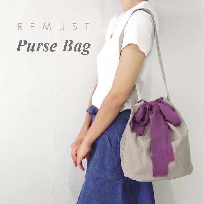 REMUST 巾着型バッグ