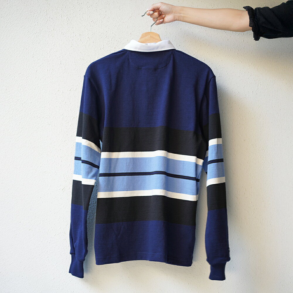 ラガーシャツ メンズ ユニセックス ポロシャツ BARBARIAN バーバリアン ラグビーカラー ロングスリーブ 国内 12oz betterselect-10001741 BETTER DAYS+SELECT サンプル画像3