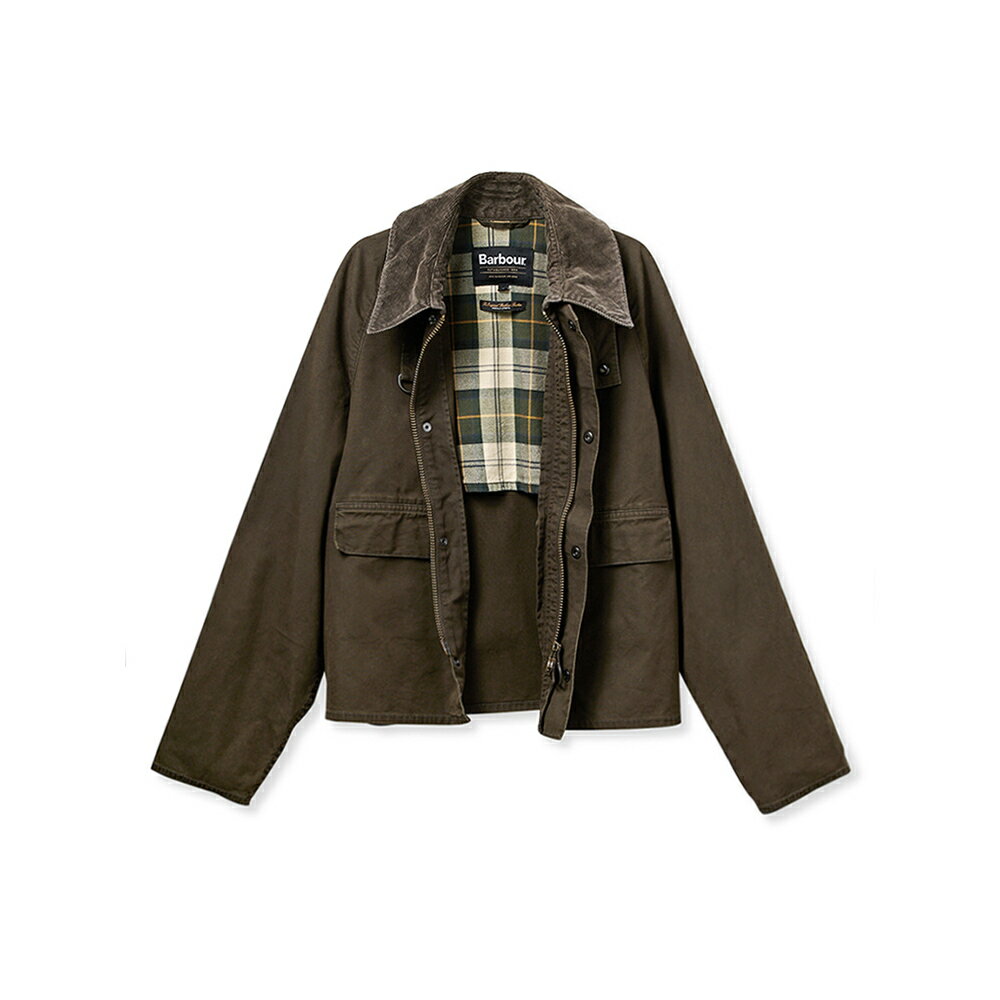 バブアー スペイ ダック コットン ショートレングス ブルゾン ユニセックス ノンオイルドジャケット アウター ブルゾン Barbour SPEY 【国内正規品】MCA0967