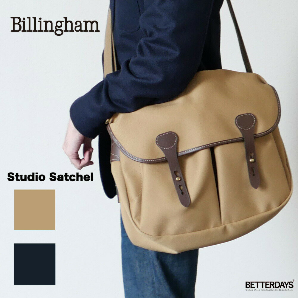 樂天商城 - 【3000円OFFクーポン配布中6月スーパーセール】ショルダーバッグ ビリンガム Billingham Studio Satchel スタジオサッチェル ユニセックス【国内正規品】到着後1か月以内にレビューを書いて次回1000円OFFクーポン配布中
