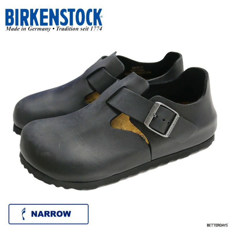【25AW 予約】ブーツ レディース メンズ ビルケンシュトック サボ ロンドン オイルドレザー 22.5-28cm BIRKENSTOCK london vl adult 幅狭 ナロー 【国内正規品】