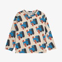 【25AW 7/22発売開始】ロンT Tシャツ ボボ・ショーズ ベビー 長袖 トップス Doggy Mate all over T-shirt【国内正規品】 B...
