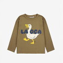 【25AW 7/22発売開始】ロンT Tシャツ ボボ・ショーズ ベビー 長袖 トップス La Oca T-shirt【国内正規品】 Bobo Choses