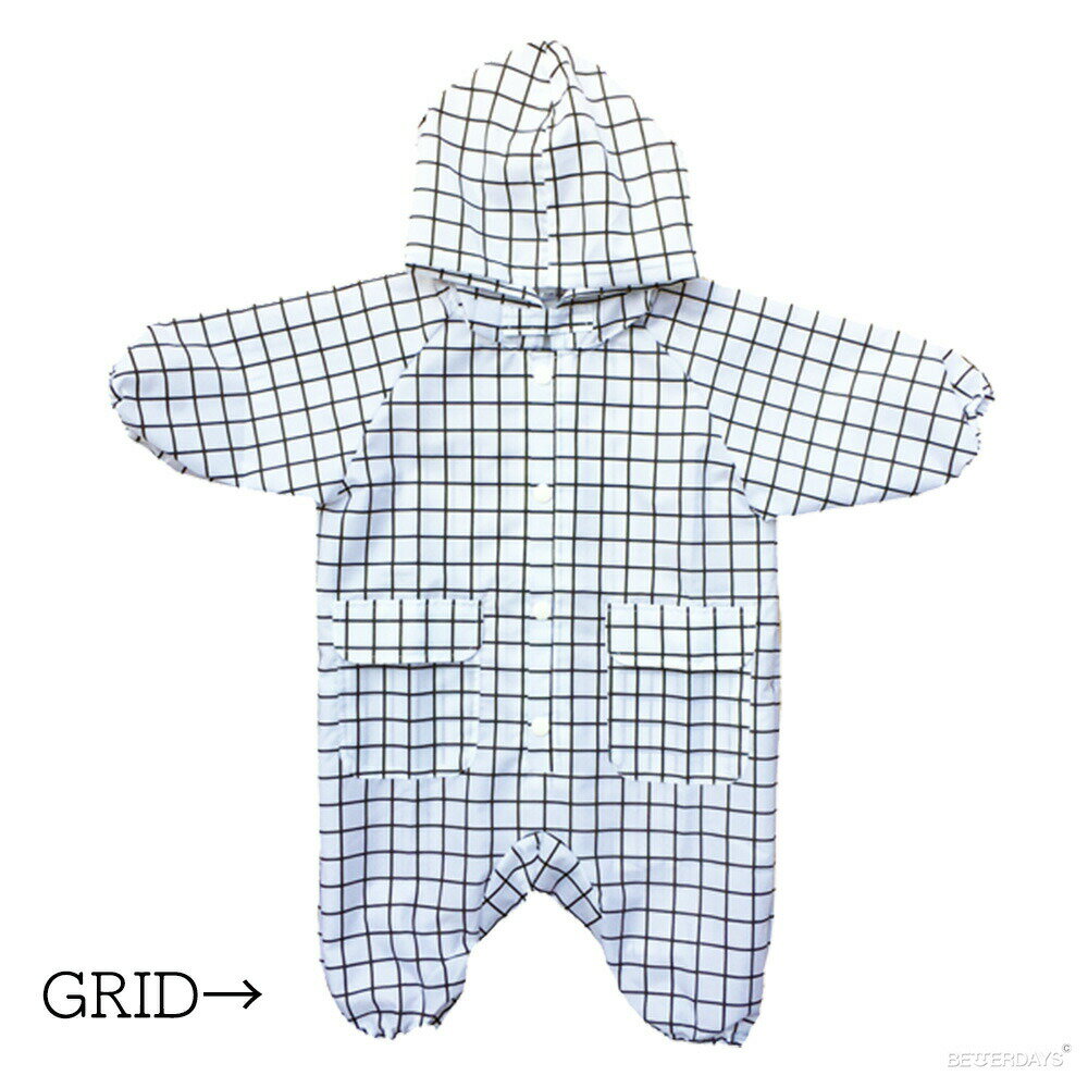 ��2400��OFF�����ݥ�������3����ѡ�������ۤ������� �쥤�󥹡��� �٥ӡ� ���祳�졼�ȥ����� chocolatesoup GEOMETRY RAINSUIT 80cm