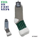 ルームソックス メンズ 靴下 IT’S SNOWING フラッフィー FEEL MY FOOTSTEPS フィール マイ フットステップ
