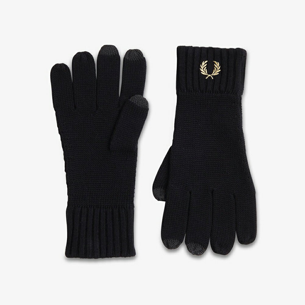 【2点以上で5%OFFクーポン配布中6/1 ワンダフルデー】手袋 フレッドペリー ユニセックス グローブ C8156 LAUREL WREATH GLOVES【国内正規品】FRED PERRY