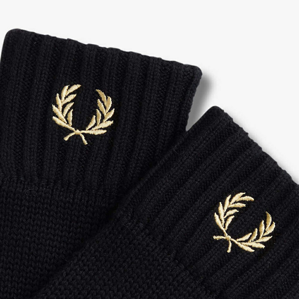 【2点以上で5%OFFクーポン配布中6/1 ワンダフルデー】手袋 フレッドペリー ユニセックス グローブ C8156 LAUREL WREATH GLOVES【国内正規品】FRED PERRY
