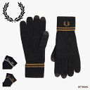 手袋 フレッドペリー ユニセックス グローブ ツインティペット C9151 TWIN TIPPED MERINO WOOL GLOVES【国内正規品】FRED ...