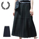 プリーツ スカート レディース フレッドペリー FRED PERRY Tipped Pleated Skirt E8102【国内正規品】