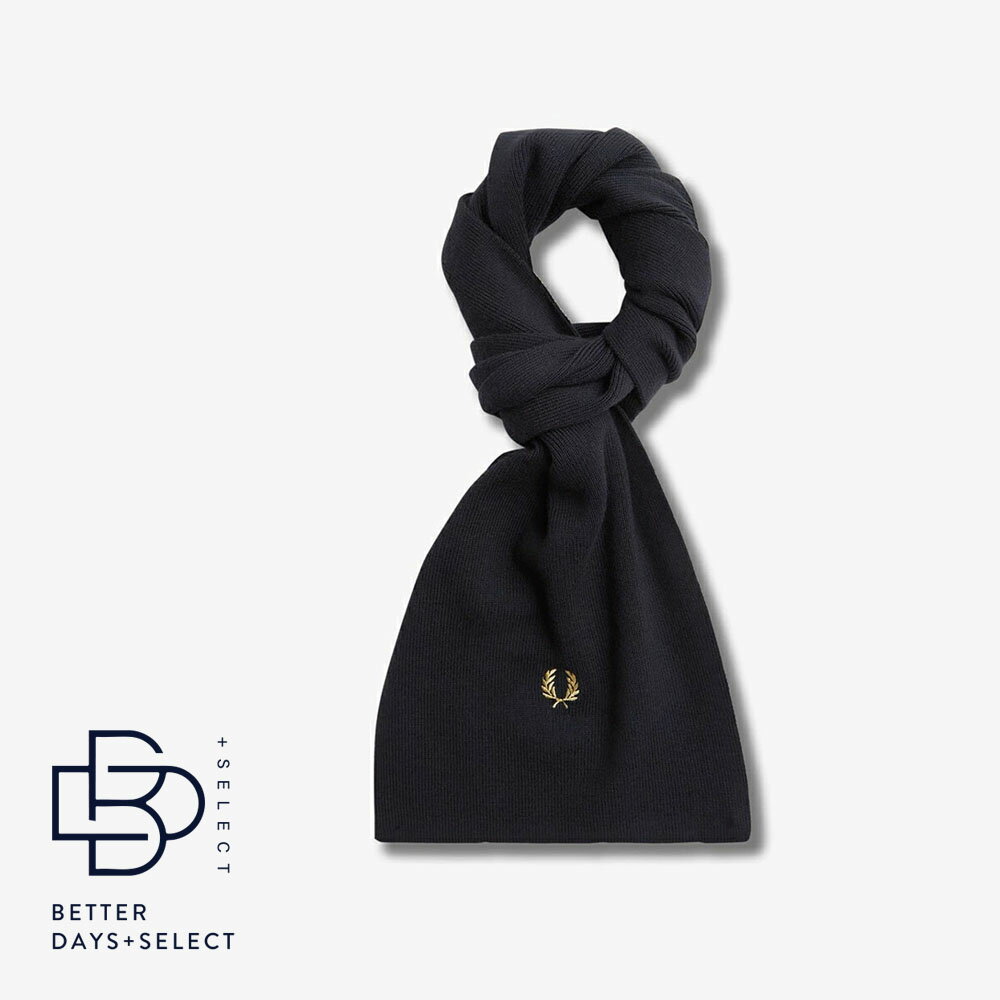 マフラー ユニセックス フレッドペリー ウール C8140 CLASSIC MERINO WOOL SCARF【国内正規品】 FRED PERRY