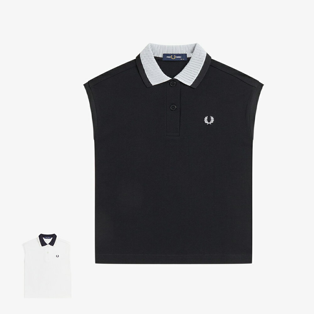 Rakuten - 【3000円OFFクーポン配布中6月スーパーセール】フレッドペリー ポロシャツ レディース ノースリーブ Mesh Collar Polo Shirt 【国内正規品】G2181