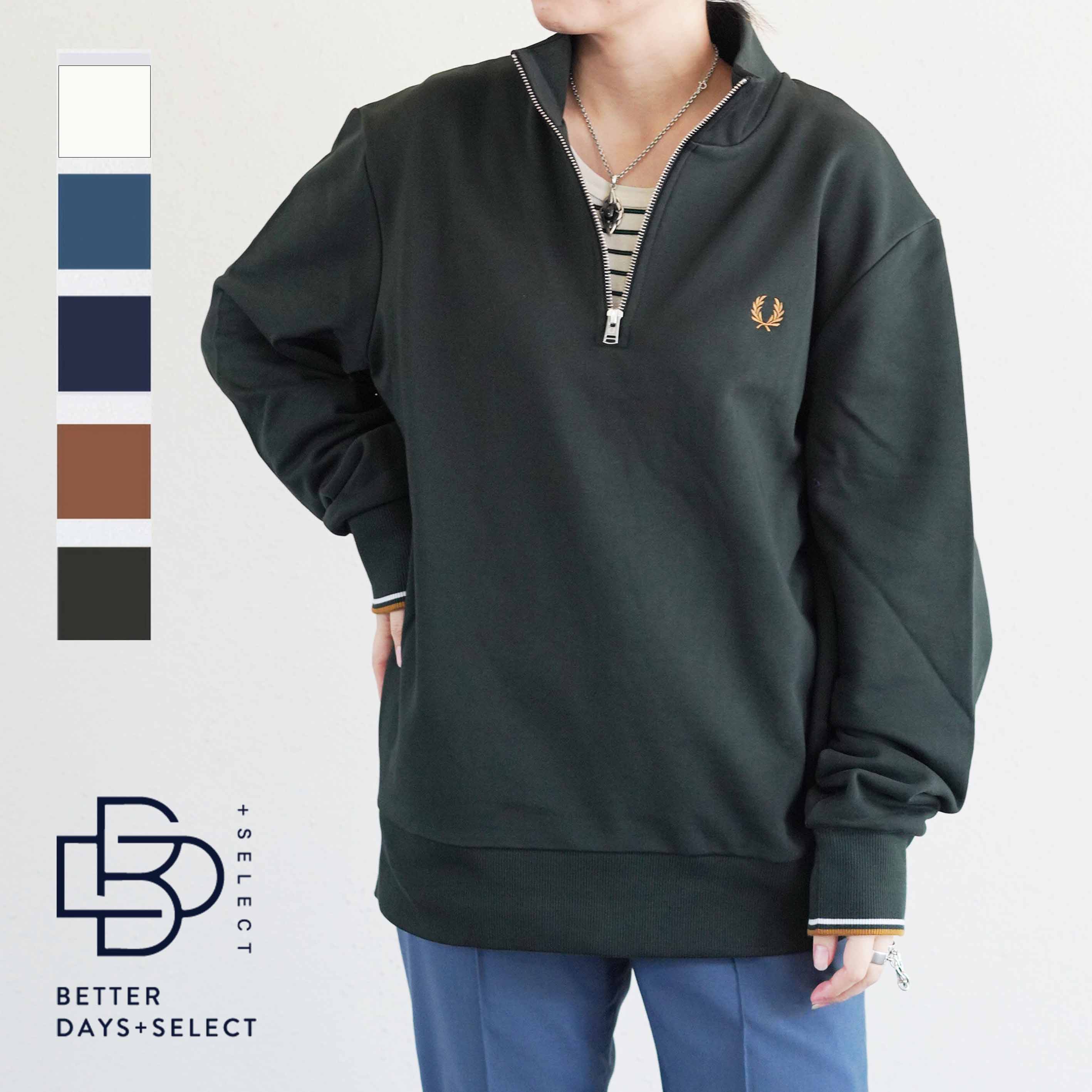ハーフジップ スウェット メンズ レディース ユニセックス フレッドペリー M3574 HALF ZIP SWEATSHIRT 【国内正規品】 FRED PERRY