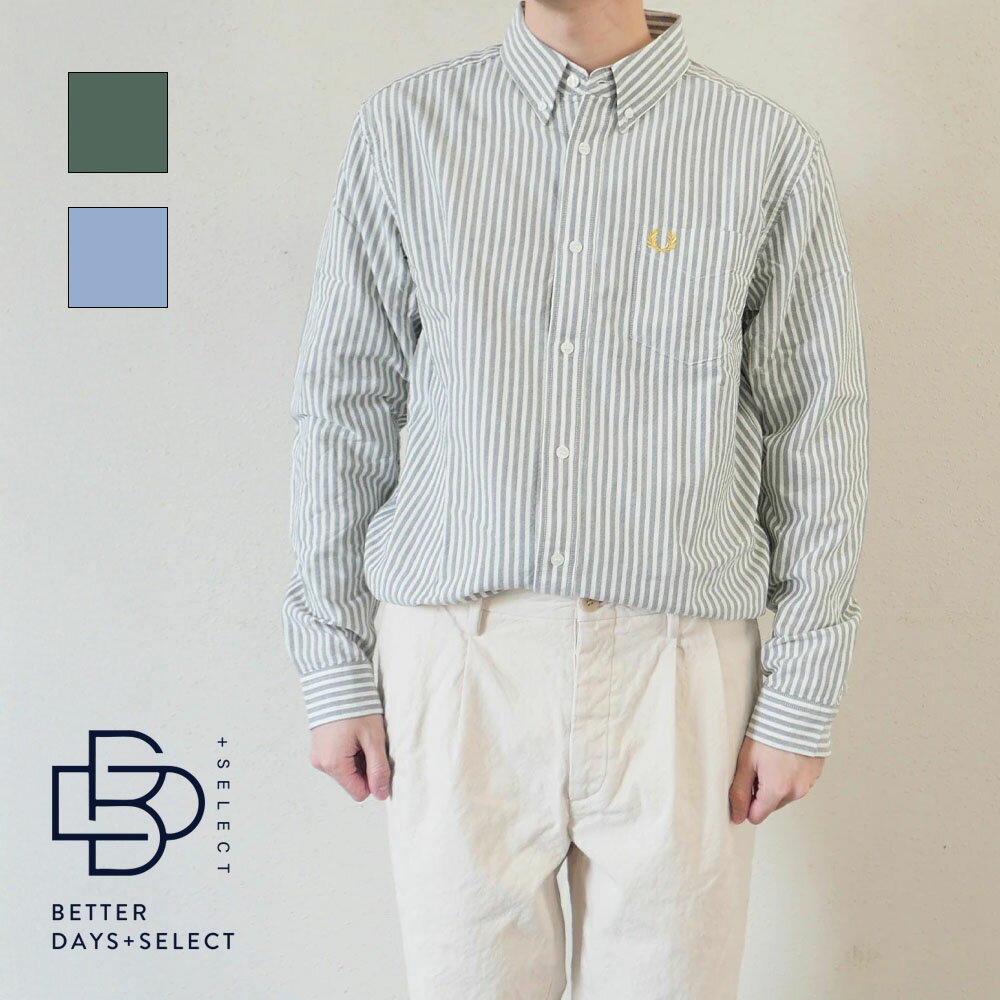 եåɥڥ꡼   ȥ饤 åեɥ FRED PERRY STRIPE OXFORD SHIRT ڹʡM6574