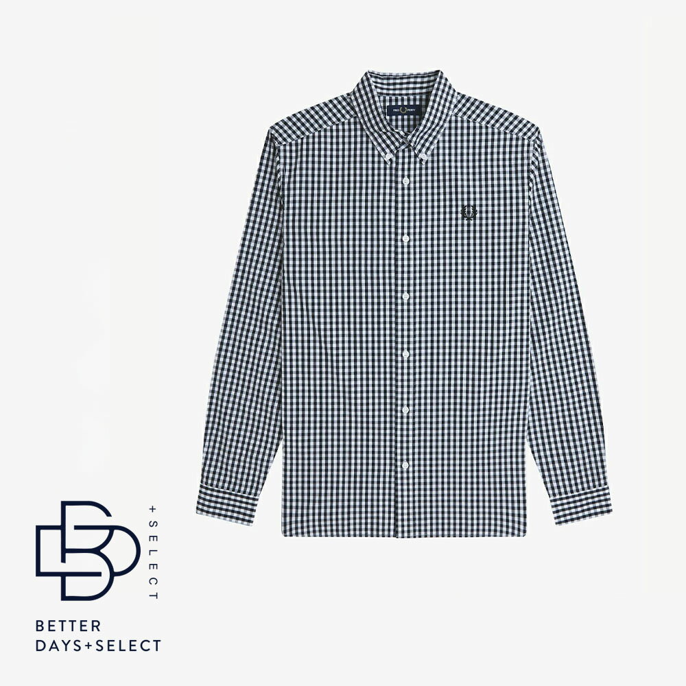 フレッドペリー シャツ メンズ ギンガムチェック ボタンダウン FRED PERRY GINGHAM SHIRT 【国内正規品】M9620