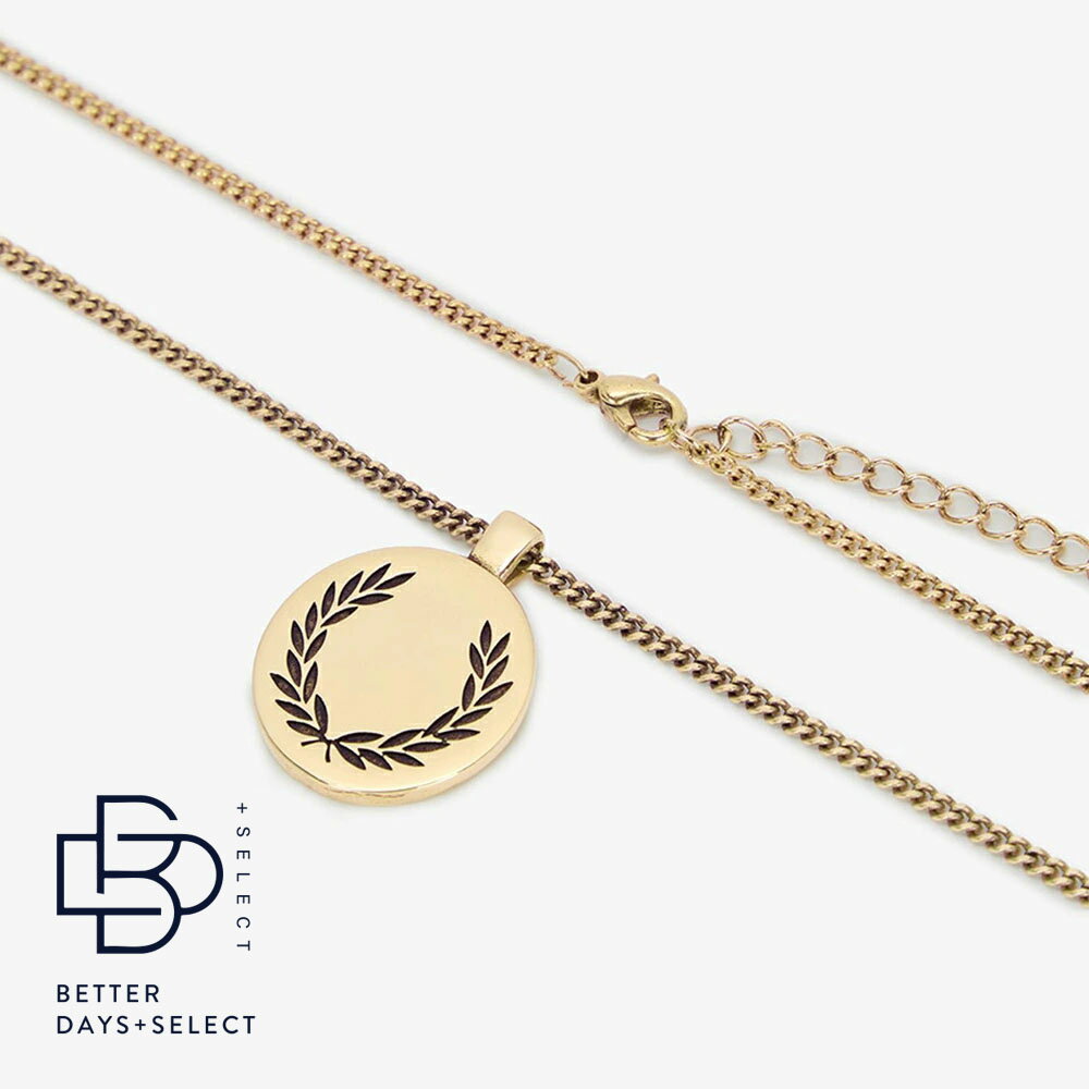 ネックレス ユニセックス フレッドペリー LAUREL WREATH PENDANT NECKLACE【国内正規品】 FRED PERRY M..