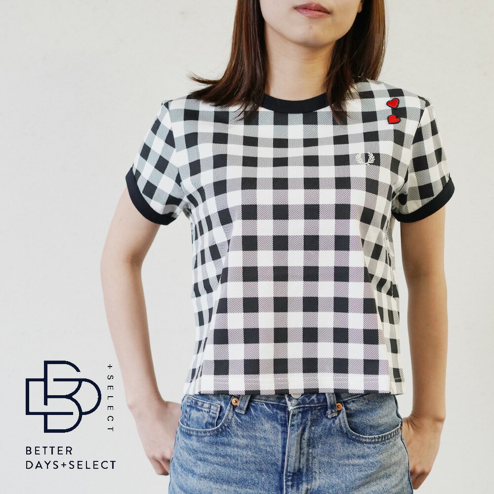 Rakuten - 【3000円OFFクーポン配布中6月スーパーセール】フレッドペリー Tシャツ レディース 半袖 FRED PERRY Amy Winehouse Printed T-Shirt【国内正規品】SG2133
