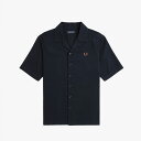 【2000円OFFクーポン配布中7月 お買い物マラソン】フレッドペリー オープンカラーシャツ メンズ 半袖 FRED PERRY Pique Texture Revere Collar Shirt 【国内正規品】M7774