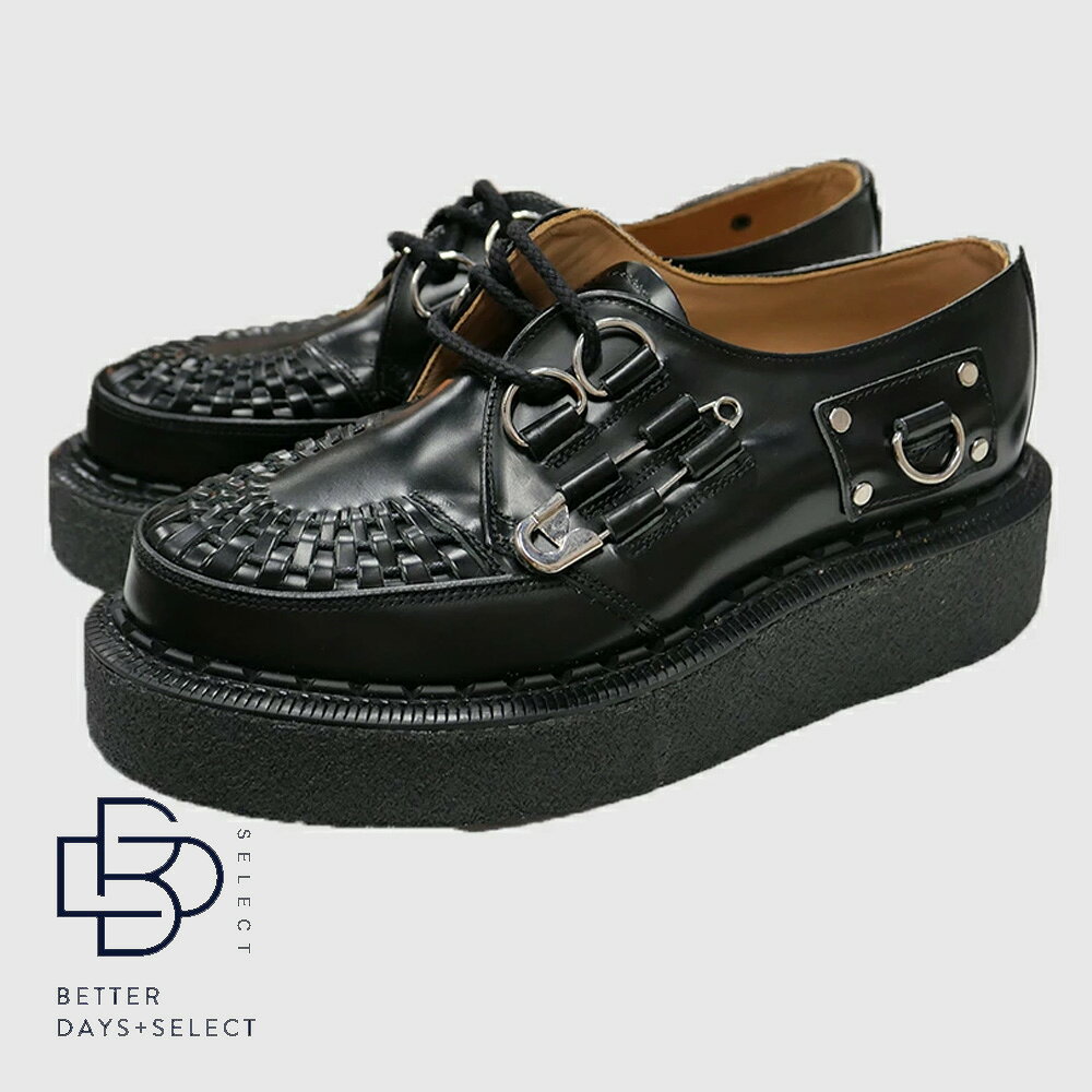 ジョージコックス メンズ スキップトン クリーパー ドレスシューズ SAFETY PIN SKIPTON BLACK GEORGE C..