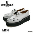 ジョージコックス メンズ スキップトン クリーパー ブーツ SKIPTON WHITE GEORGE COX Original The Creeper MADE...