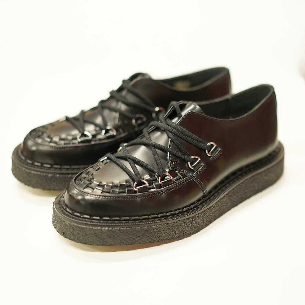 【2400円OFFクーポン配布中2月お買い物マラソン】ジョージコックス ユニフォームエクスペリメント ドレスシューズ タイダウンハットン GEORGE COX uniform experiment Tie-Down Hatton Black 【国内正規品】