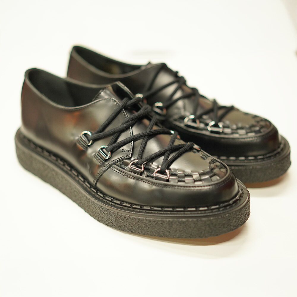 【2400円OFFクーポン配布中2月お買い物マラソン】ジョージコックス ユニフォームエクスペリメント ドレスシューズ タイダウンハットン GEORGE COX uniform experiment Tie-Down Hatton Black 【国内正規品】