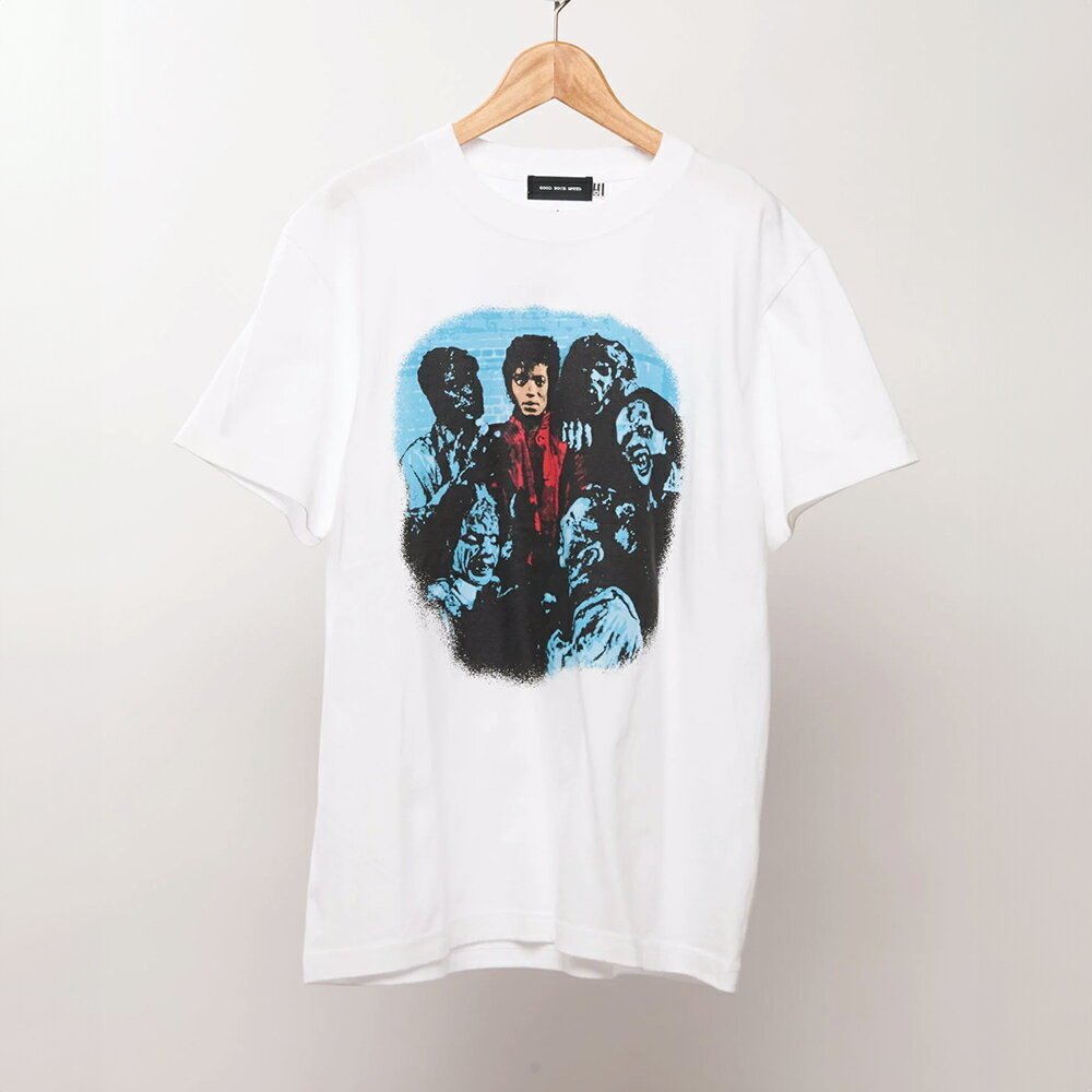 Tシャツ ユニセックス バンT マイケルジャクソン グッドロックスピード MICHAEL JACKSON PHOTO TEE GOOD ROCK SPEED【国内正規品】25MJK002W