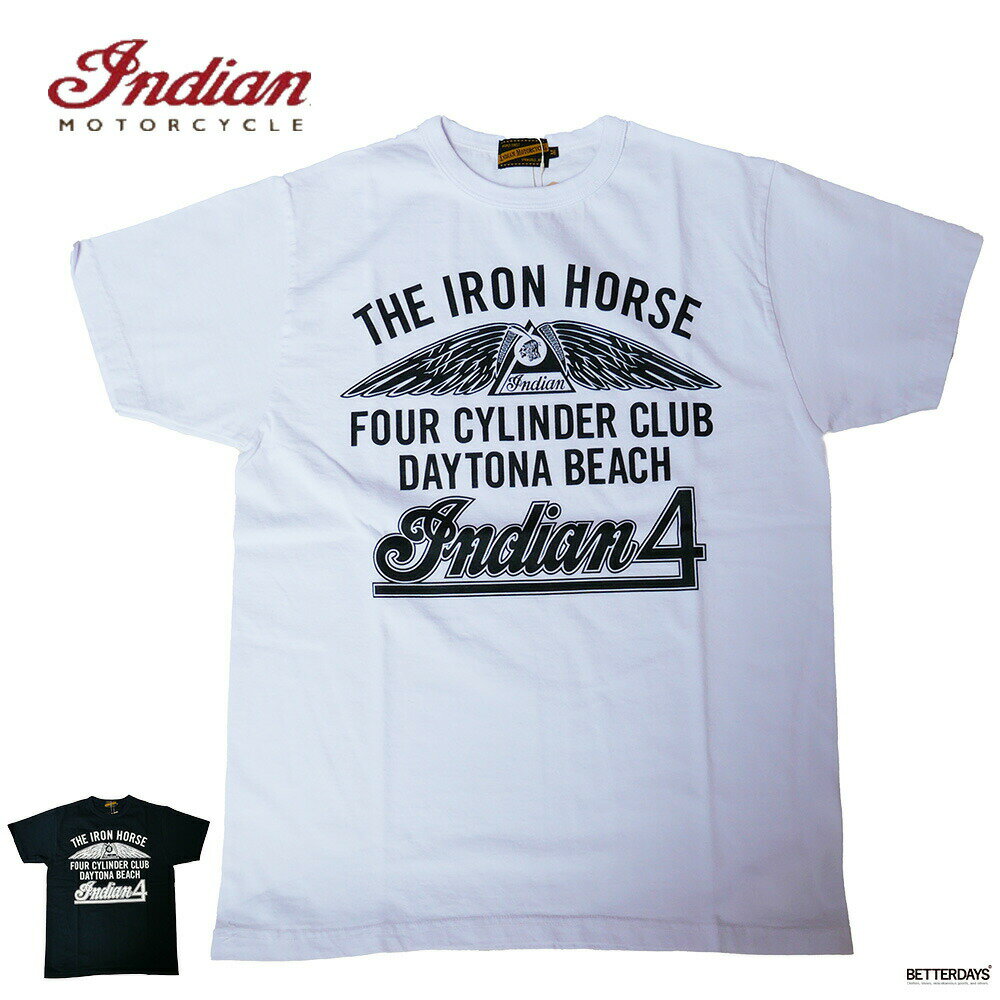 Rakuten - 【3000円OFFクーポン配布中6月スーパーセール】Tシャツ 半袖 メンズ レディース INDIAN 4 インディアンモーターサイクル INDIAN MOTORCYCLE