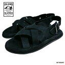 【2000円OFFクーポン配布中 8月買い物マラソン】サンダル メンズ アイランドスリッパ バックストラップ SUEDE LEATHER WEAVE WITH ...