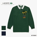 ラガーシャツ メンズ ラコステ ポロシャツ LACOSTE ヘリテージワッペンラガーシャツ 【国内正規品】