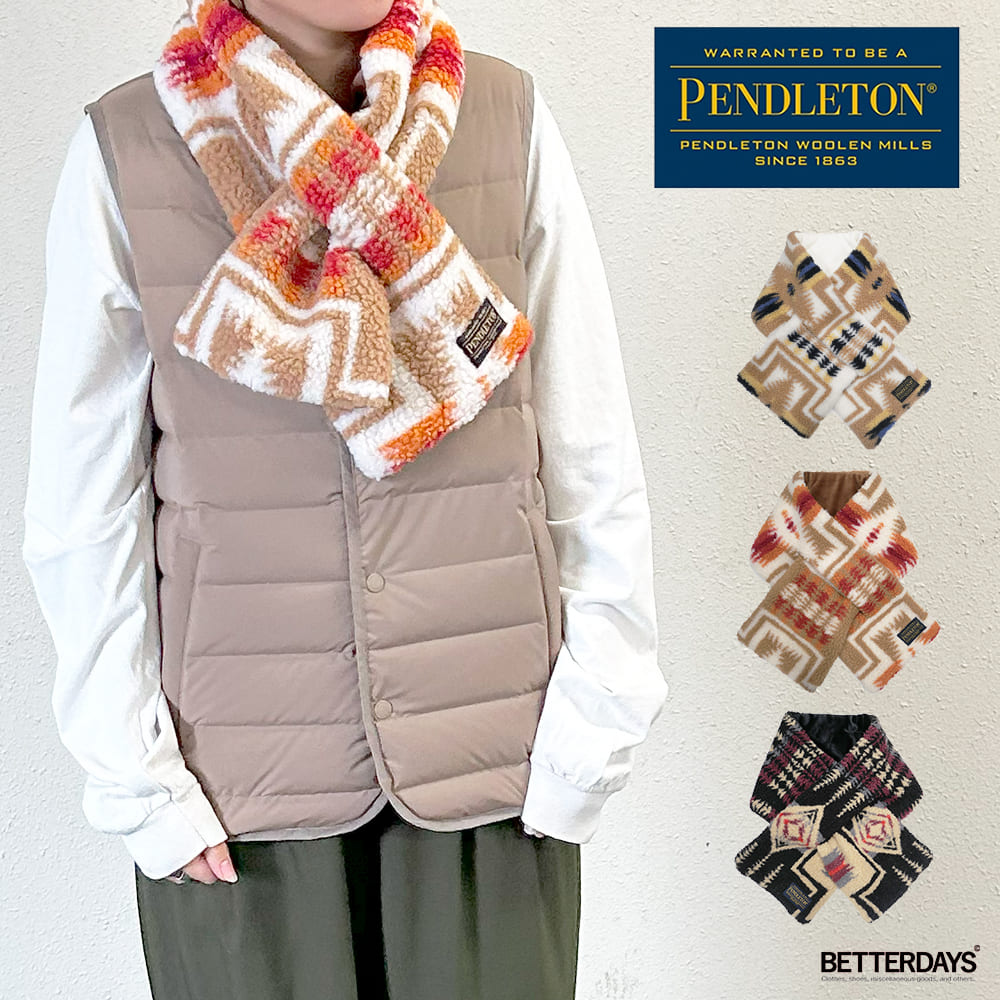 マフラー ペンドルトン ダウンマフラー レディース ユニセックス PENDLETON BOA MUFFLER ストール スヌード PDT-000-243029