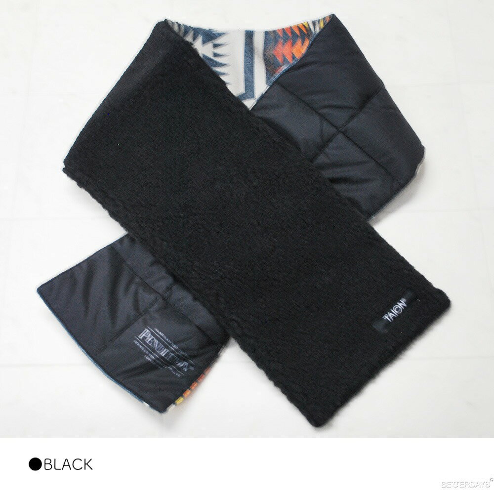 マフラー ペンドルトン タイオン リバーシブル ダウン ボア PENDLETON TAION DOWN×BOA MUFFLER マフラー ストール スヌード PDT-TON-223007