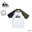 ラッシュガード 半袖 水着 キッズ クイックシルバー マリンスポーツウェア Quiksilver ALL TIME SR YOUTH KLY251003